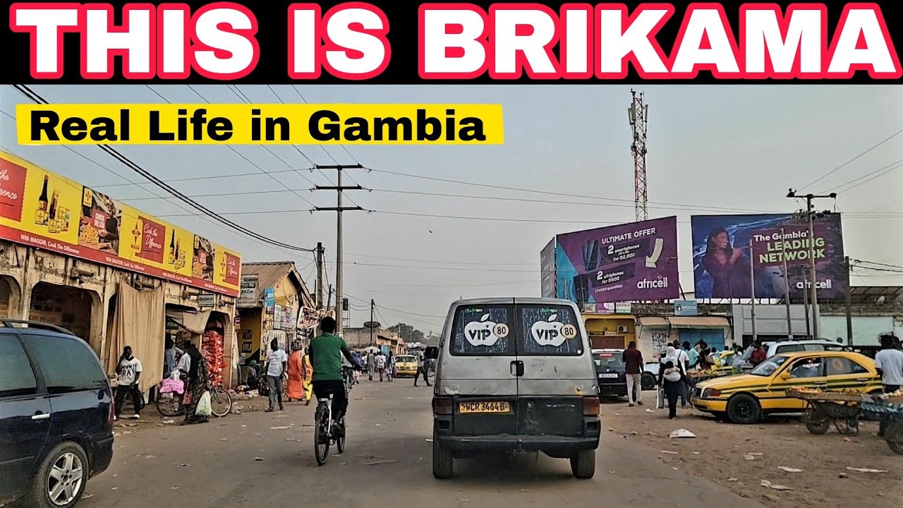 Brikama Gambia 2025 | Full City Drive Tour & Market Exploration | A Glimpse of Daily Life in Africa