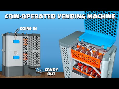I 3D Printed a Coin-Operated Vending Machine!