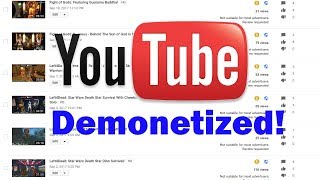 83 Videos Demonetized - No End in Sight To YouTube Adpocalypse!