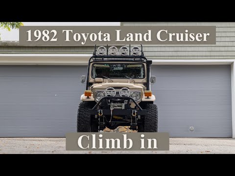 Climb in: V8-Swapped 1982 Toyota Land Cruiser FJ45 Troopy – Golden Almond Metallic Beast!