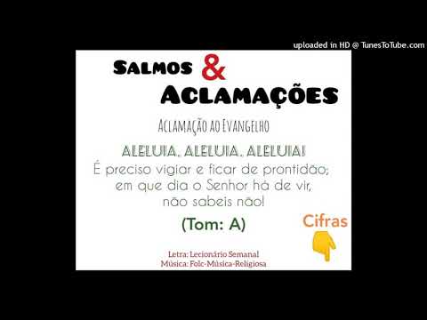 ALELUIA - É PRECISO VIGIAR E FICAR DE PRONTIDÃO (Salmos e Aclamações) - CATÓLICA