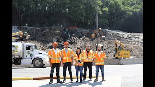 Rt 46 Landslide Cleanup