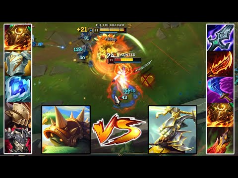 RAMMUS VS MASTER YI ( HILARIOUS)...