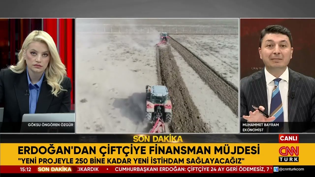 Cumhurbaşkanı Erdoğan'dan Çiftçiye Finansman Müjdesi...  