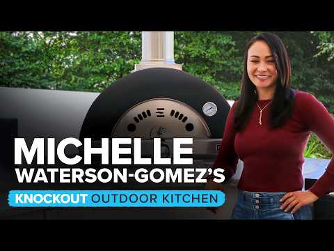 Michelle Waterson-Gomez's Knockout Outdoor Kitchen