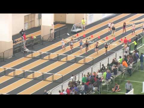 2017 TN State HS Indoor Championships - Girls 60m Hurdles Prelims Heat 1