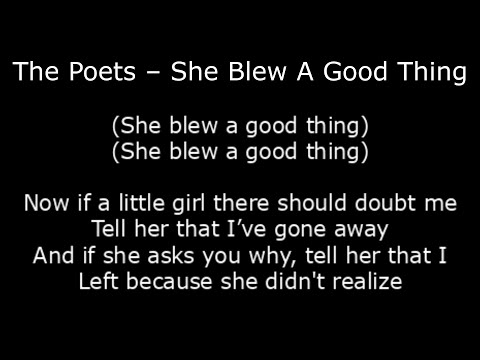 Northern Soul - The Poets – She Blew A Good Thing - With Lyrics