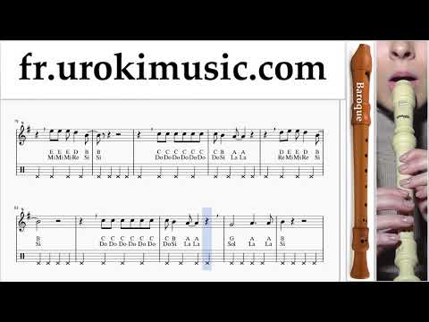 Cours de Flute à bec (B.) Lady Gaga, Bradley Cooper - Shallow Tuto Partitions um-i829