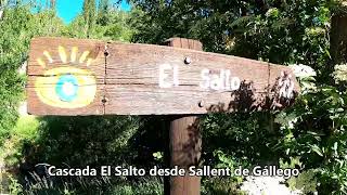 Cascada El Salto desde Sallent de Gállego