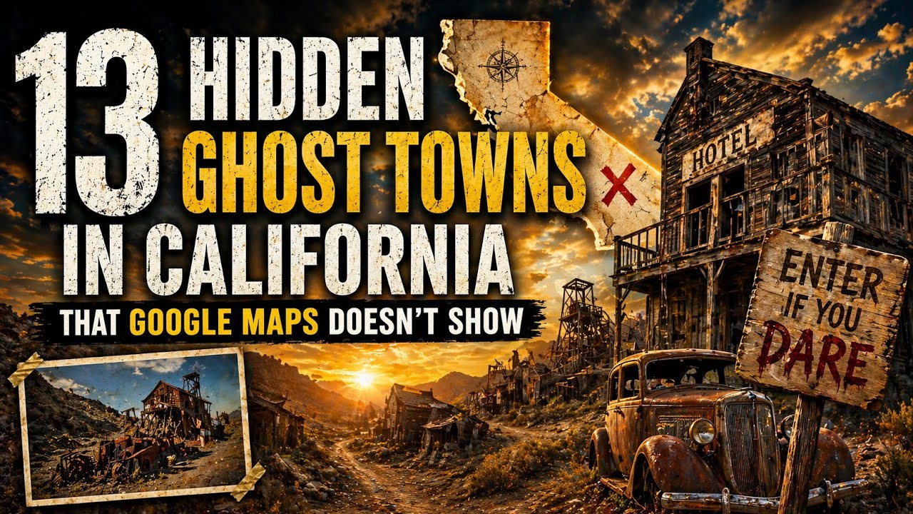 13 Hidden Ghost Towns in California That Google Maps Doesn’t Show