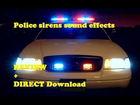 Police siren Sound Effects All sounds  review + direct download link