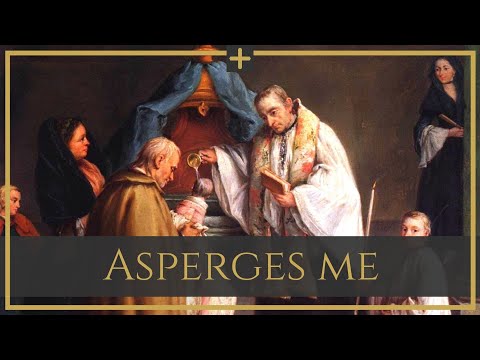 Asperges me - latin, choir