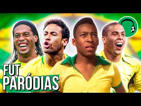 ♫ AS LENDAS DO FUTEBOL BRASILEIRO | Paródia Vamos pra Gaiola - Kevin o Chris Ft. FP do Trem Bala
