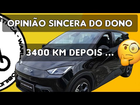 DOLPHIN MINI COM  3400 KM OPINIÃO SINCERA DO DONO 👊🏼 #byd #dolphinmini #opinião #sincera