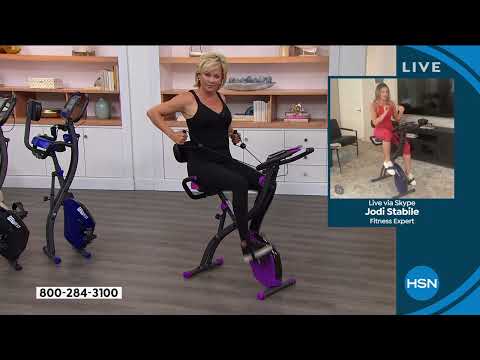 FitQuest Upright Flex Express and Recumbent Bike with Re...