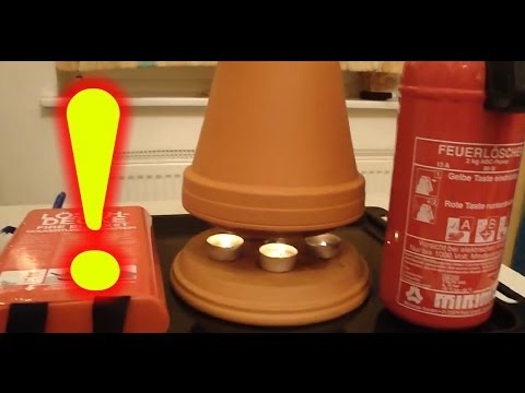 10 wichtige Sicherheitshinweise im Umgang mit dem Teelichtofen - Entwicklungsphase 2014