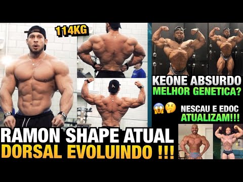 RAMON GIGANTE: MOSTROU SHAPE ATUAL E A DORSAL IMPRESSIONA + KEONE,EDOC, NESCAU E KRIZO