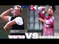 Sandeep lamichhane vs shane warne./ sandeep lamichhane in t10 league. #sandeep #nepal