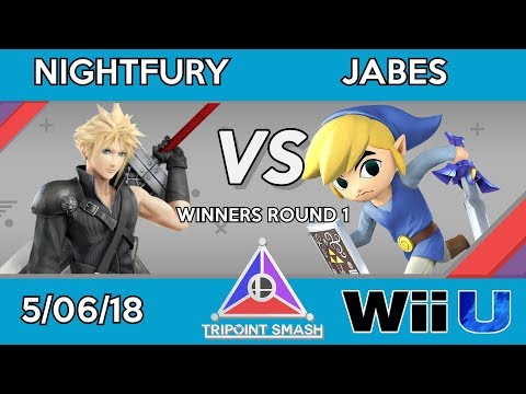 Tripoint Smash 10 - Winners Round 1 - Nightfury (Cloud) Vs. Jabes (Toon Link)