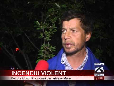 INCENDIU VIOLENT ÎN SATUL IVRINEZU MARE