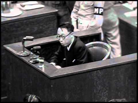 WAR CRIMES TRIALS, TOKYO, JAPAN