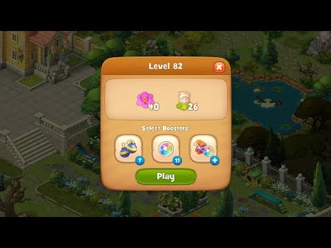 Gardenscapes Level 82 HD 1080p