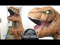 Jurassic World Tyrannosaurus Rex Inflatable Adult And Child Costumes From Rubie S Costume Co