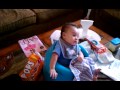 Ronen Watching Sesame Street