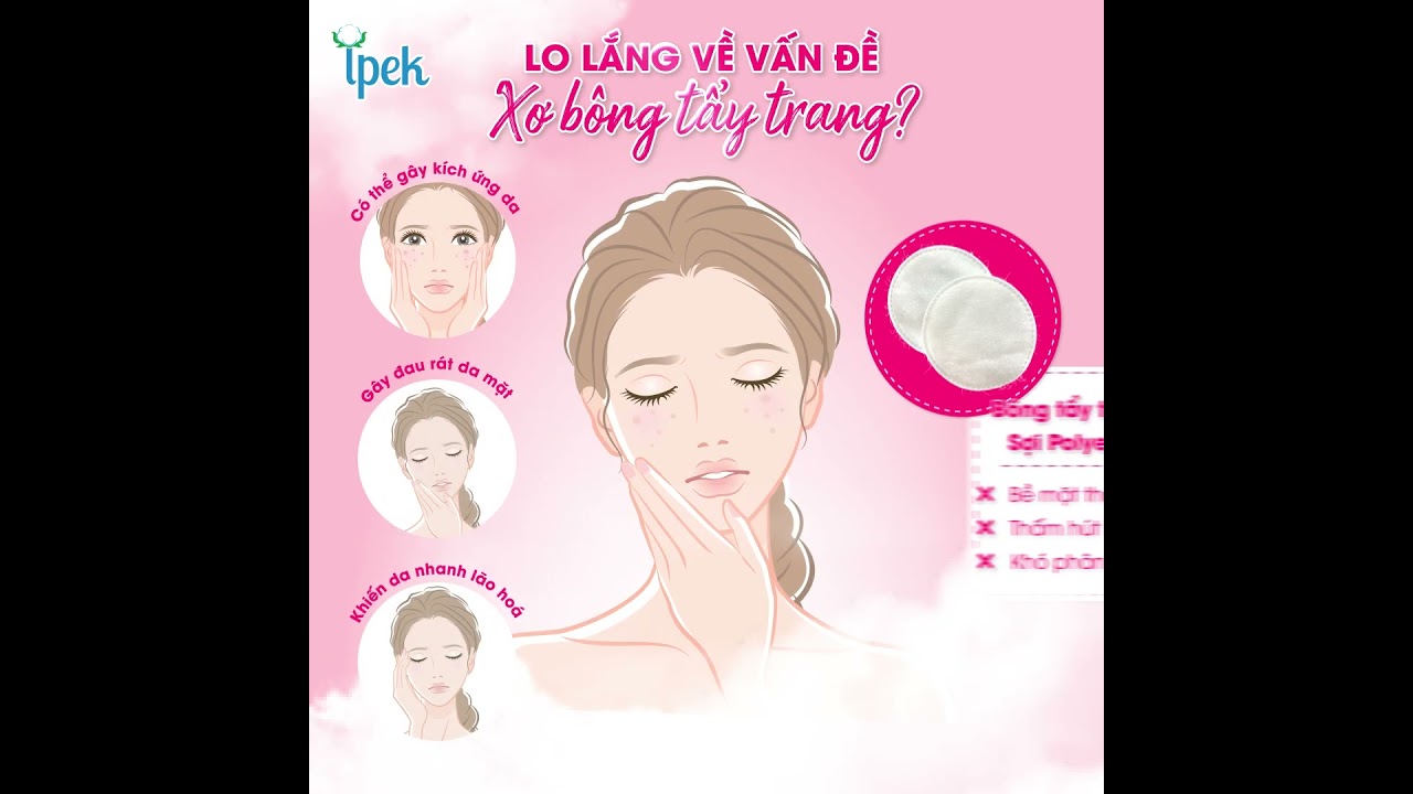 Tạm biệt xơ bông - Da xinh tươi tắn