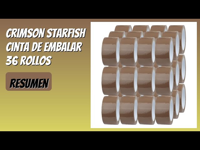 Vídeo relacionado con Amazon Basics Cinta de embalaje, juego de 12 rollos, 0.07 mm de grosor, 50 mm x 55 m, transparente, ideal para embalar, enviar, mudarse o almacenar