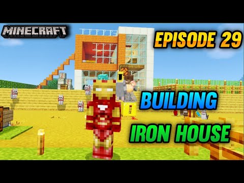 Minecraft Pocket Edition Gameplay | Building Iron House | Episode 29 | Tamil | George Gaming |