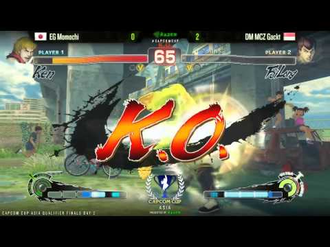 Momochi vs Gackt - Capcom Cup Asia Finals - FT7 Round Robin