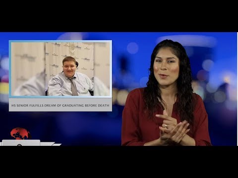 HS senior fulfills dream of graduating before death (ASL - 4.28.19)