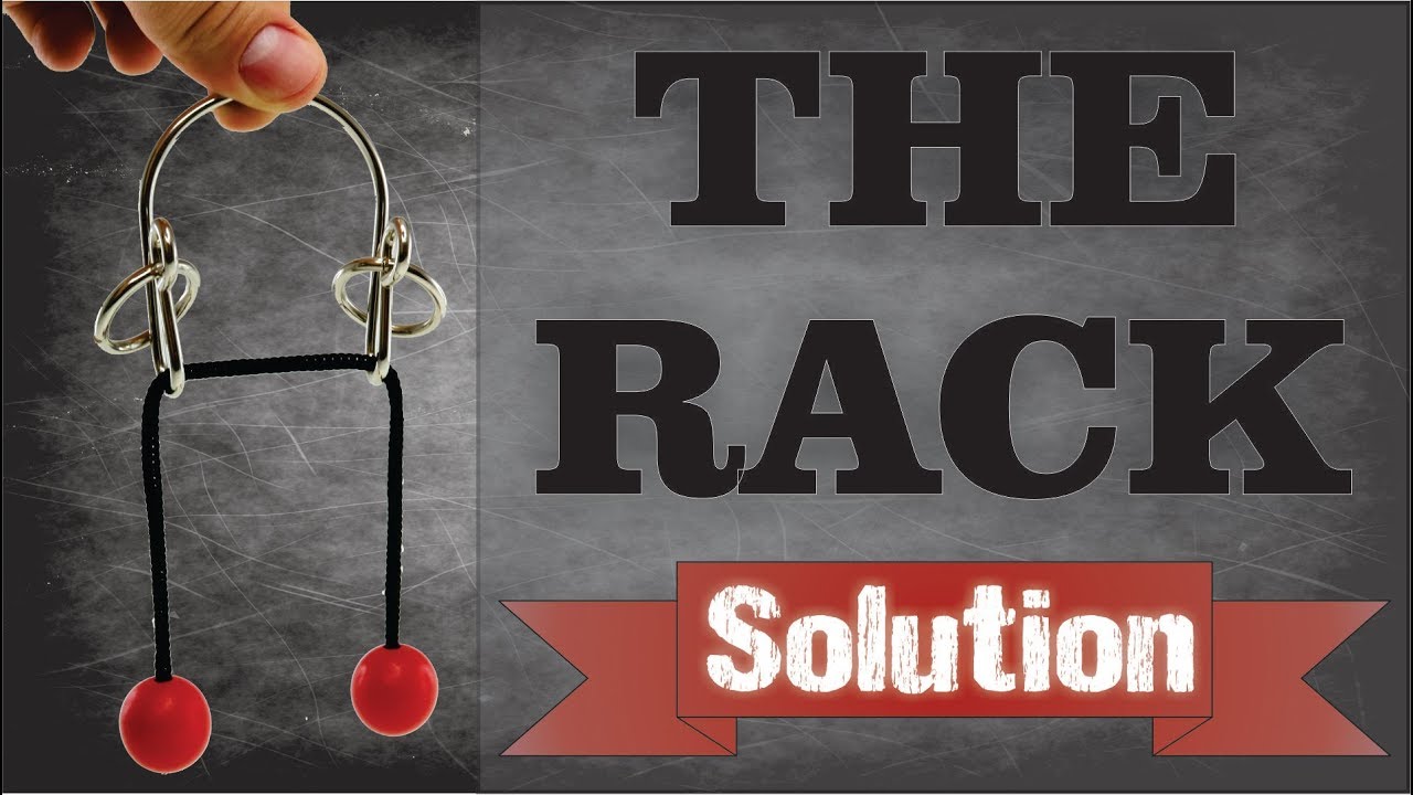 Solution for Rack from Puzzle Master Wire Puzzles