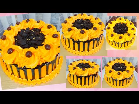 How to make chocolate cake at home /chocolate cake recipes /chocolate cake decoration #trending
