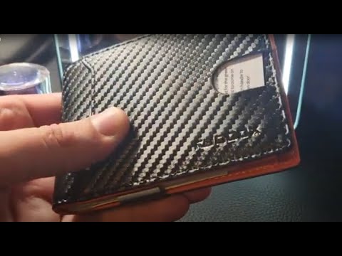 RUNBOX Mens Slim Wallet with Money Clip RFID Blocking Front Pocket Bifold Minimalist Credit Card