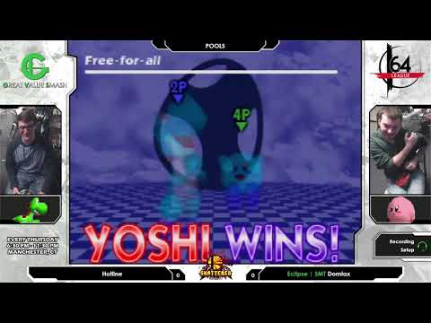 Smash 64: Hotline (Yoshi) V SMT | Domlax (Kirby) - Shattered 131 Tournament SSB64