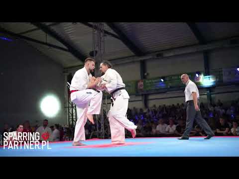 Filip Maksimowicz vs Antonio Tusseau Semi Final Man +90kg European Karate Kyokushin Championships