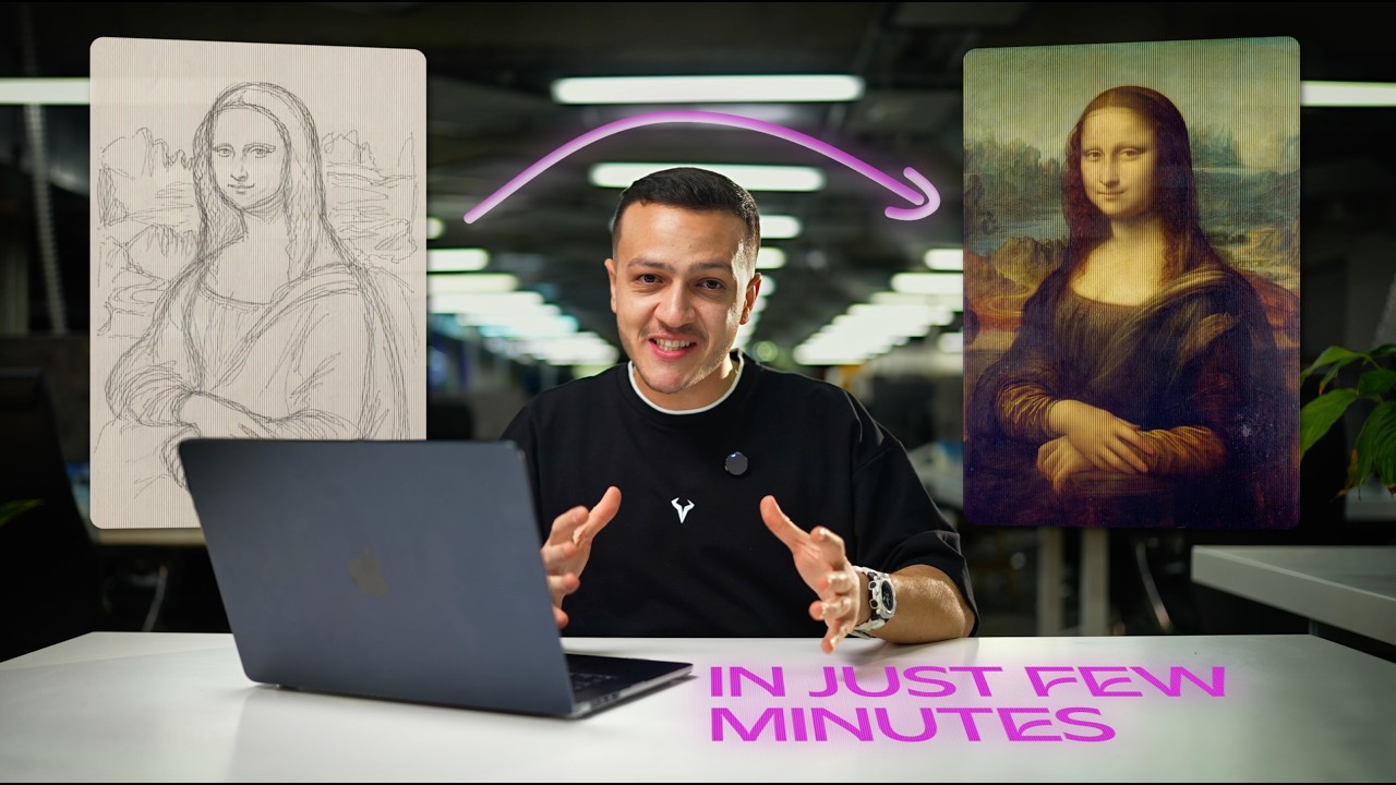 Turn a Rough Sketch into a Finished Design with AI in Minutes