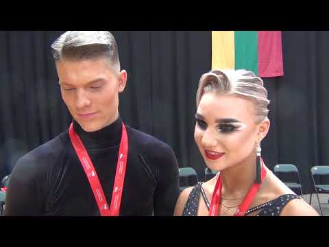 E. Degutis - U. Bliujūtė, LTU. National 10 d. Champ., ITV. 2020 02 01, Alytus.