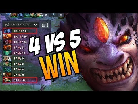 FEEDER COMEBACK - Navi.General Lion 4 vs 5 Epic Comeback 7.07 | Dota 2