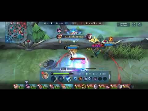 layla matjenun dapet maniac 2x !!! 20 kill full damage!!@halimbaroz12