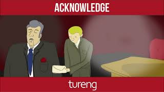 Common English Words by Tureng - Acknowledge (6 v)