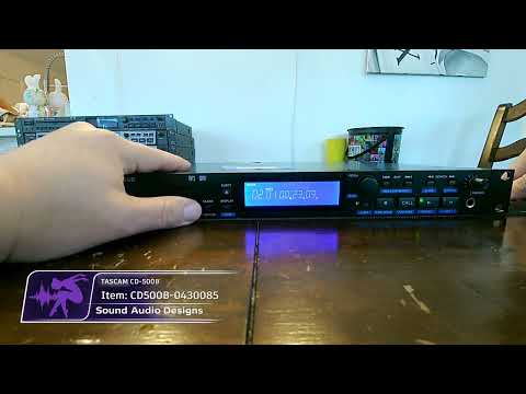 Tascam CD-500B Professional CD Player – Balanced XLR Outputs image 14