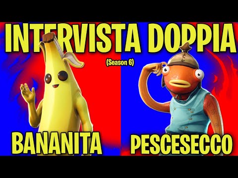 BANANITA VS PESCESECCO IL RITORNO ! - Intervista Doppia Fortnite