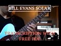 Bill Evans Solar Transcription (with TAB)