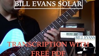 Bill Evans Solar Transcription (with TAB)