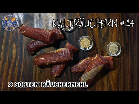 Kalträuchern - Ich probiere 3 Sorten Räuchermehl. Schmeckt man den Unterschied?