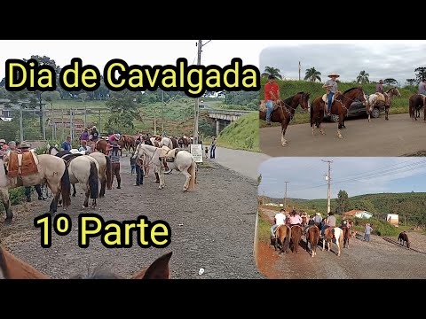 Cavalgada em Rio da Areia. Comunidade de Teixeira Soares Paraná.