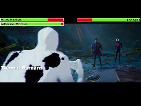 Miles Morales vs. The Spot (Second Fight) with healthbars